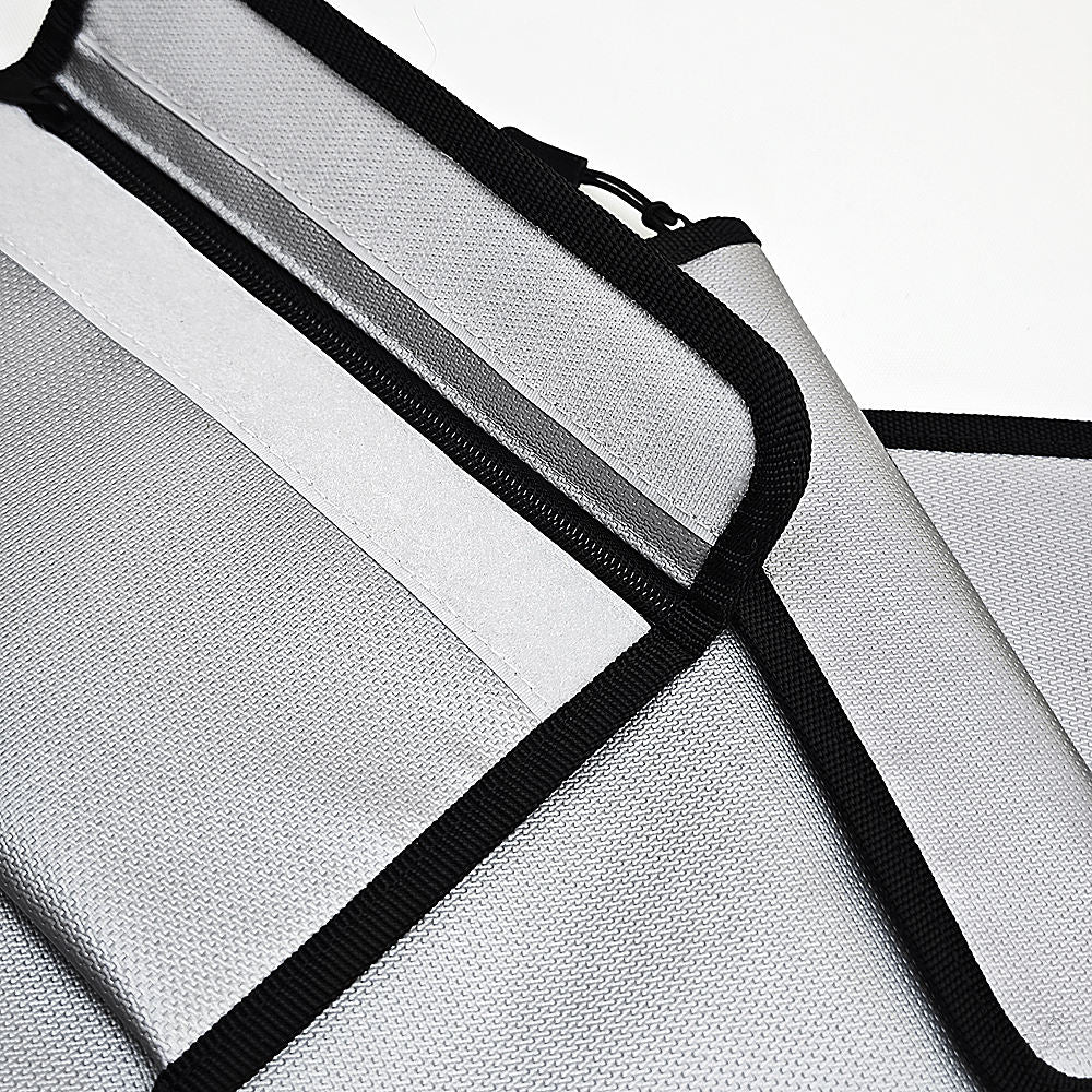 Aluminum Document Organizer Case with Zipper, Water-Resistant Storage Folder for Files and Valuables